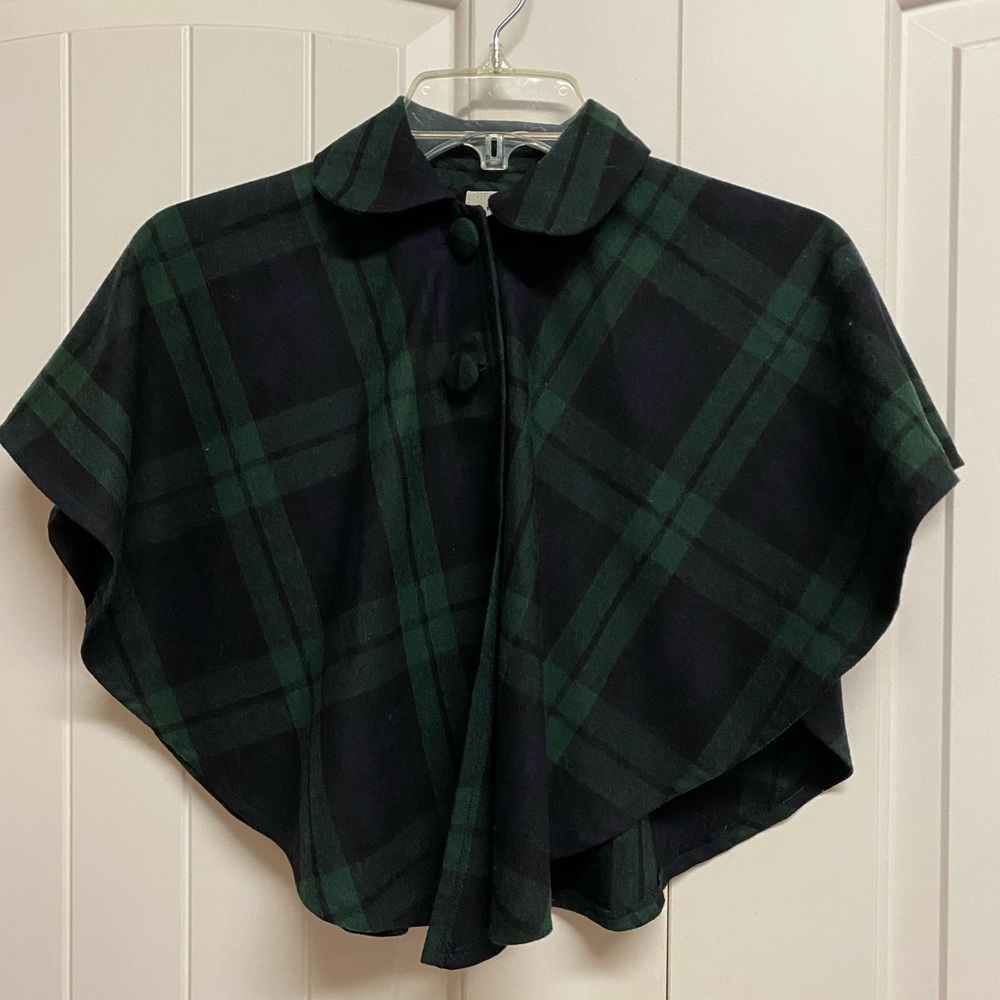 O’Neil of Dublin Girls Plaid Cape XS